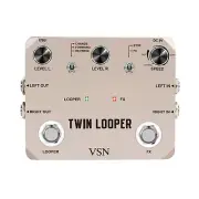 VSN Looper Pedal,Stereo Guitar Loop Pedals, Guitar Effect Pedal Loop Station ...