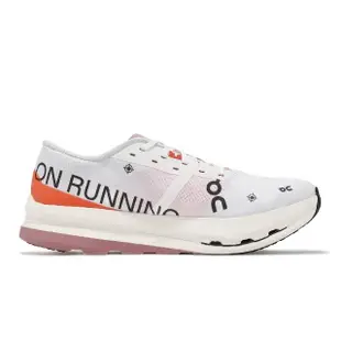 【On 昂跑】競速跑鞋 Cloudboom Echo 3 男鞋 白 火焰橘 長距離 馬拉松 碳板 運動鞋 昂跑(3MD10590256)