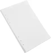 GRIRIW Loose-leaf Notebook Refills 80 Sheets 6 Hole Planner Paper Binder Paper for School Office and Travel