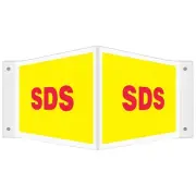 Accuform SDS 3D Projection Sign,8x18 In PSP768 Accuform PSP768 846642045951