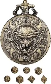 [Generico] Pocket Watch Shell, Vintage Watch Case, Metal Watch Case, Protective Watch Shell, Watch Display Case, Tabletop Dice Holder, Jewelry Display Case, Vintage Pocket Watch, Watch Holder Case, Portable Watc
