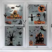 2023 - Halloween Decorations Halloween Window Decals Halloween Supplies Happy Halloween Wall Stickers (ShiKai)