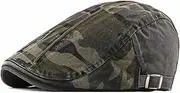 [GerRit] Men's Beret Hats Beret Hat Flat Cap for Men Adjustable Newsboy Caps Mens Hat Flat Cap
