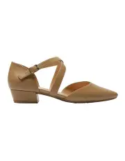 [Easy Steps] Renee Heeled Shoes in Camel Glove