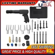 Air Hammer With 25-Piece Tool plus Set Multi-functional Pneumatic Hammer Black