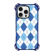 iPhone 16 Pro Bounce Case MagSafe Compatible ARGYLE BLUE