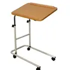 Lightweight Height & Angle Adjustable Top Over bed Chair Table Large Overbed