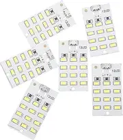 6pcs LED Light Board Supply Lids inside Drawstring Indicator Transformers Diving Interior Lights Adjustable Circuit Board Neon Tank Bezel Trailer Interior Lights Panel LED Aluminum
