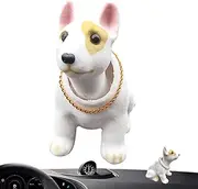 Bobblehead Statue | Shaking Head Dog,Cartoon Action Figures Collectible Resin Cute Decorations for Bedroom Table Counter Desktop Home Office Vehicle