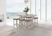 MIAMI 7 Piece Outdoor Bar Setting.