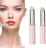 Generic Portable Soft Round Head Brush Concealer Brush Silicone Lip Brush Makeup Brush Silicone Brush Makeup Tool Tool Smudge Q-elastic
