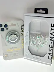 Case-Mate Karat Marble Pearl MagSafe Case For iPhone 15 Pro Max With Ring Stand