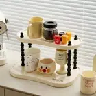 INS Desktop Storage Rack Elegant Spice Bottles Cans Holder Bathroom