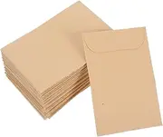 ELAYARD 100pcs Mail Sack Cash Envelopes Small Mailing Envelopes Craft Paper Envelopes Coin Envelopes Money Envelopes for Cash Paper Envelopes for Packaging Pill Envelopes Khaki Paper