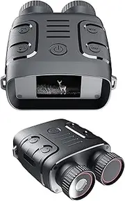 MINYII Night Vision Binoculars, 1080p, 5X Digital Zoom, Infrared Night Vision Scope for Hunting, Camping, Travel, Surveillance