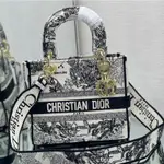 DIOR 迪奧 戴妃包 LADY 刺綉款 CHRISTIAN DIOR 斜背包 肩背包 貴婦包 黛妃包