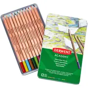 Derwent Academy Watercolour Pencils Tin [12 Set]
