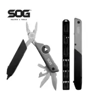 SOG 10 in 1 Q4 Multi-Tool Folding Pliers Knife EDC Portable Multifunctional