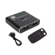 Aluminum Alloy DisplayPort 8K DP1.4 Bidirectional Switch 8K 4K 2X1 or 1X2