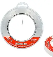 Nylon Fishing Line, Strong Clear Invisible Hanging Wire 0.3-0.6mm for Crafts Beading, Decorative Pictures, Stringing Lights