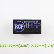 1PCS RCF Aluminum logo badge replacement piece 60mm x 30mm