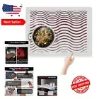 Induction Cooktop Protector Mat - 21.2x35.4in Silicone with Temperature Alert