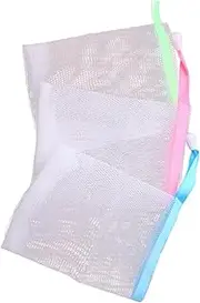 FRCOLOR 10pcs Mesh Soap Saver Soap Body Cleaning Bag Mesh Bag