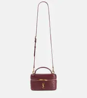 [Saint Laurent] Saint Laurent Gaby patent leather vanity bag One Size red