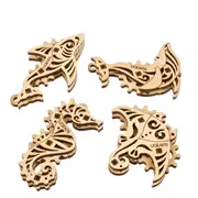 33pc U-Fidgets Pacific Ocean Mechanical DIY Kit Wooden 3D Puzzle/Model Set 8+