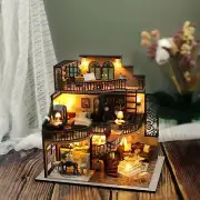 DIY Miniature Doll House Kit 3D Puzzle House for Children Craft Lovers Teens