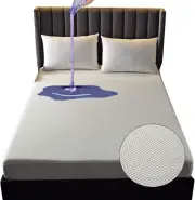 Waterproof Mattress Protector Double Knitting Microfiber Matress Bed Pad Cover