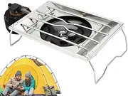 Camping Stove - Portable Grill Cooking Burner | Lightweight Outdoor Gear Cooking Accessories, Multi-functional Outdoor Cooker for Tailgating Picnic Survival