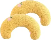 Soft Kitten Pillow Washable Comfortable Cat Bed u Shape for Neck Support