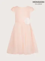 Monsoon Pink Rossy Shimmer Bridesmaid Dress (F21124) | $111 - $134