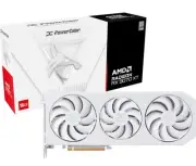PowerColor AMD RX 9070 XT Hellhound Spectral White 16GB OC Graphics Card GPU