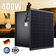 400W Mono Solar Panel 12V 400 Watt Caravan Camping Home Battery Charging Power