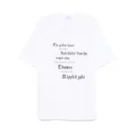 [Alexander Mcqueen] Alexander Mcqueen Text-print T-shirt XL WHITE