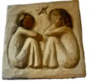 Willow Tree Friendship Sculpted Hand-Painted Keepsake Box