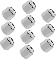 BESTYASH 10pcs Metal Valve Stem Caps Theft Dustproof Covers for Cars Suvs Trucks Motorcycles Stylish Upgrade for Tire Appearance Protection Durable Design
