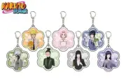 NARUTO Shippuden Acrylic Keychain 02 Flower Ver Sakura Kakashi Sasuke Shikamaru