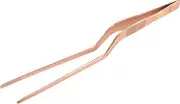 Kanda 083294 Chef Tongs, Stainless Steel, 9.4 inches (24 cm), Large, Made in Japan, Chopsticks, Chinese Food, Japanese Food, Dessert, Pink Gold
