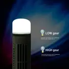 1 Set Cooling Fan Extended Air-outlet Cool Down Eye Protection Mini Tower Fan