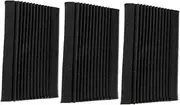 UPKOCH 3Pcs Acoustic Panels for Sound Absorption Corner Gear Shape Insulation Tiles High Density Noise Reduction for and Home Theaters