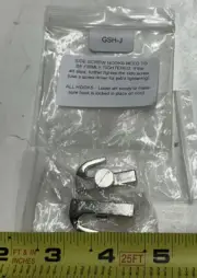 Systematic Art GSH-J Picture Hanging Side Screw Hooks. 2 Count. 1 1/4” Long. KK