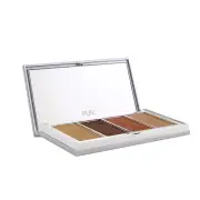 PUR (PurMinerals) 4 in 1 Skin Perfecting Powders Face Palette (1x Setting Powder, 1x Bronzer, 1x Highlighter, 1x Blush) - # Dark Deep 15g/0.53oz