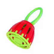 Hand Bell Jingle Rattle Bell Stick Plastic Shaker Hand Jingle Bell Toy For K MUF