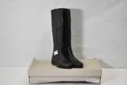 Kenneth Cole Reaction Womens Wind Riding Tall Boots Shoes Black Size 10