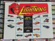 Johnny Lightning Display Poster 1970 cars 8 1/2 x 11
