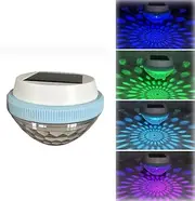 Solar Floating Pool Lights, RGB Color Changing Waterproof LED Lights, Adjustable Release & IP68 Waterproof Dimmable Floating Chlorine Dispenser for Swimming Pool,Pond,Spa,Hot Tub