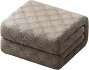 Cotton Heated Throw Dual Control Electric Mattress Comfort Heated Electric Underblanket Quick Heating 4 Heat Settings